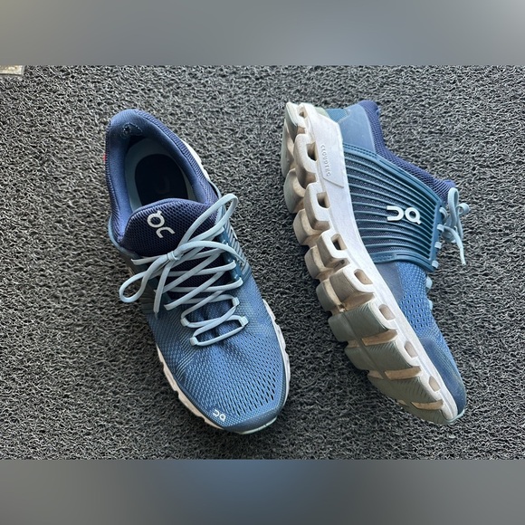 On Running Blue Sneakers size 10.5 - Picture 8 of 10